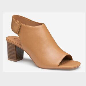 Johnson & Murphy open toe leather bootie sandals